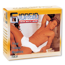 Giorgio. Doll with hair & dong with vibration. Two orifices