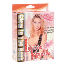 Lucie kock. Real size doll. 3 orifices. Glow in the dark