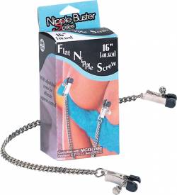 'Flat Nipple Screw' metal clip