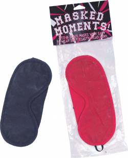 Masked Moments 2 Blindfolds red & black