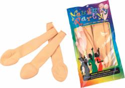 Penis Balloons; 8 pcs; Flesh Color