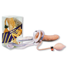 Hollow extender Harness with adjustable vibration and pump