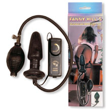 Black Plug with pump & adjustable vibration