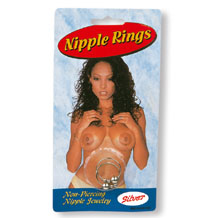 Silver nipple rings