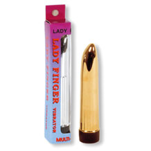 5' Golden vibrator with adjustable vibration