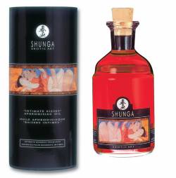 Shunga  Aphrodisiac Oil 'Blazing Cherry' 100ml.