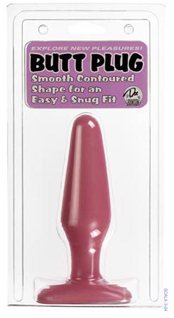 BUTT PLUG MAUVE-SLIM MEDIUM