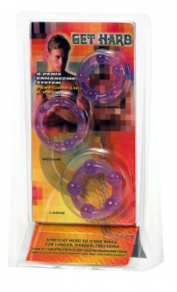 GET HARD - THREE RINGS - PURPLE