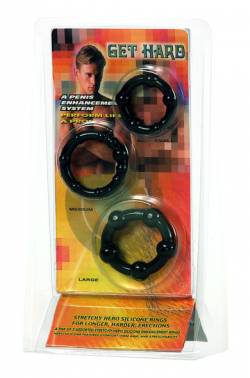 GET HARD - THREE RINGS - BLACK