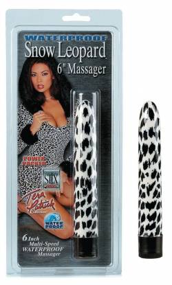 SNOW LEOPARD 6'' MASSAGER WATERPROO
