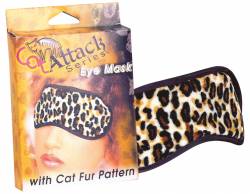EYE MASK W/LEOPARD PATTERN