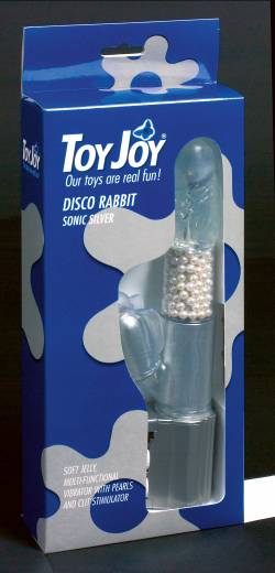 DISCO RABBIT VIBRATOR SILVER