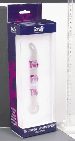 GLASS WORXX G-SPOT GEMSTONE PURPLE