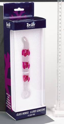 GLASS WORXX G-SPOT GEMSTONE PINK
