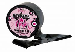 BRUTAL PINK BONDAGE TAPE BLACK