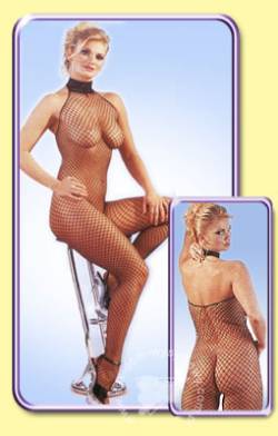 Netzcatsuit schwarz S/M