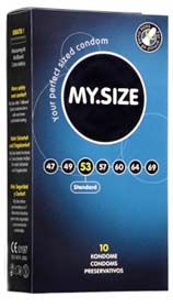 MY SIZE KONDOME 53MM, 10-ER PACKUNG