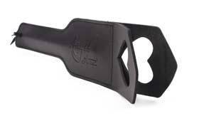 Real cowhide paddle black