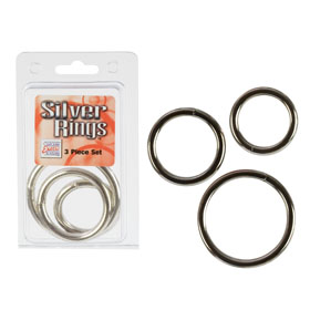 Silver Ring - 3 Piece Set