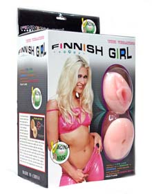 Finnish Girl - 3D szerelembaba puha realisztikus nyílással