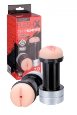 FleshX 2 in 1 Hummer - Anus & Vagina