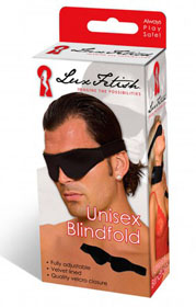 LUX FETISH Unisex Blindfold black