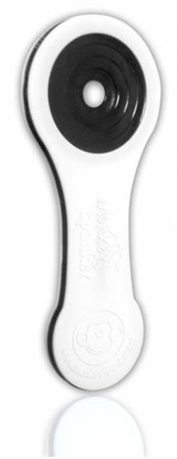 Monkey Spanker Vibro White/Black
