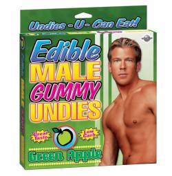 EDIBLE MALE GUMMY UNDIES APPLE