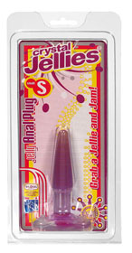 SMALL BUTTPLUG CRYSTAL PURPLE JELLY