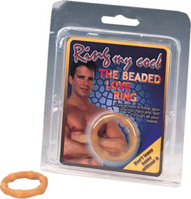 Love Rubber Cock Ring in Clamshell