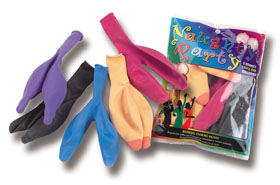 Boobie Balloons; 6pcs. assorted colors