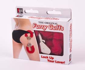 Metal Handcuff with Plush red