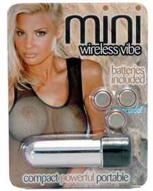 Mini Wireless Vibrator chrom 5,5cm